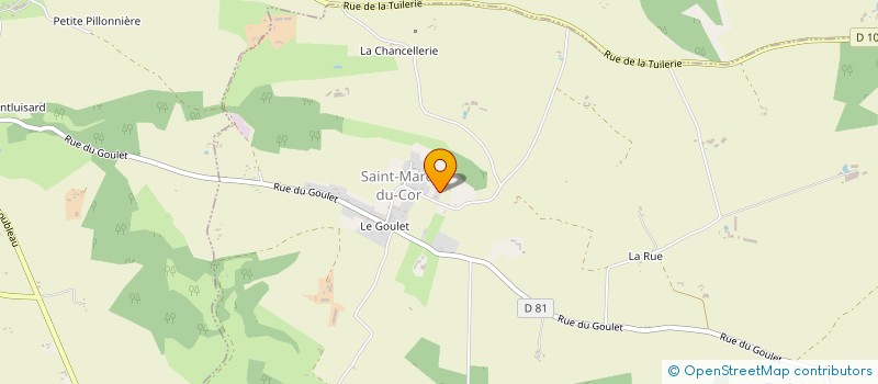 localisation de l'entreprise GMT COUVERTURE  SAINT-MARC-DU-COR