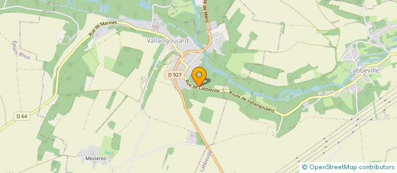 localisation de l'entreprise GMT COUVERTURE  VALLANGOUJARD