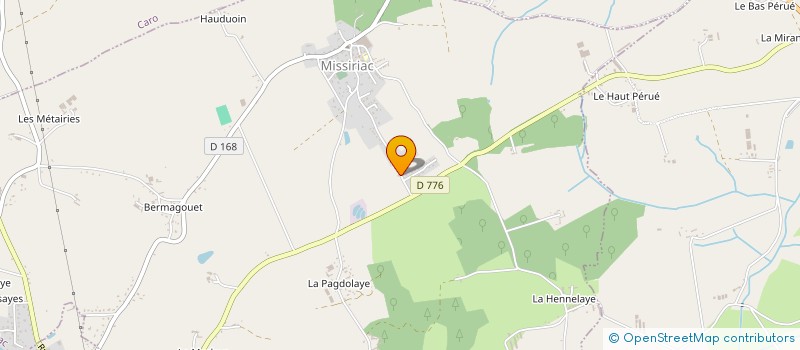 localisation de l'entreprise GMT (GENERAL MONTAGE THEBAULT) à MISSIRIAC
