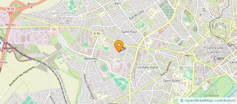 localisation de l'entreprise GMT IMMO à CAEN