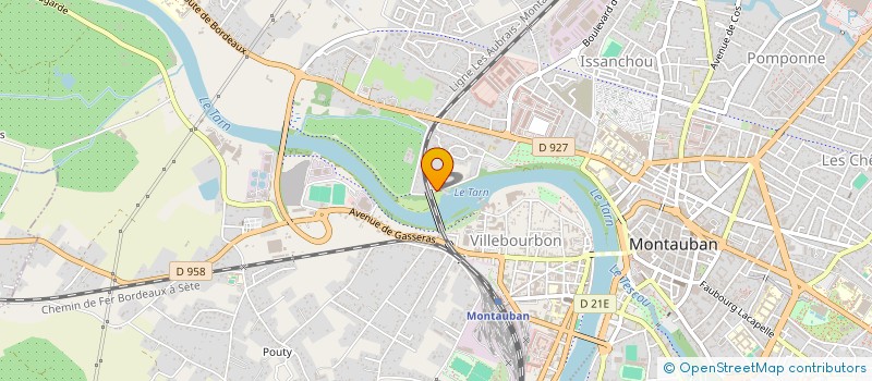 localisation de l'entreprise GMT & SUN à MONTAUBAN