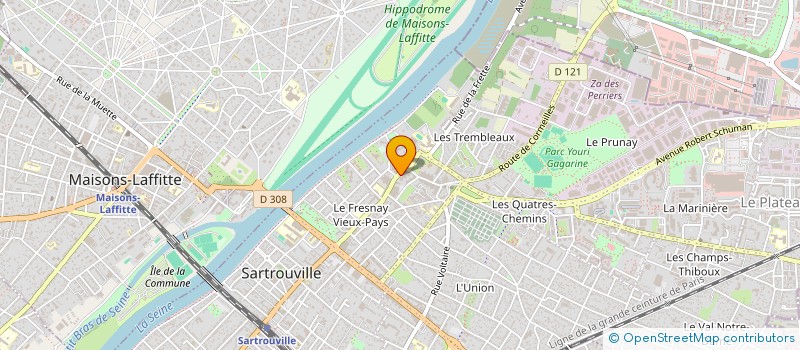 localisation de l'entreprise GMTGLOBAL TRANS&CO  SARTROUVILLE