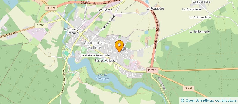 localisation de l'entreprise GMTL à CHATEAU-LA-VALLIERE