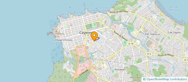 localisation de l'entreprise GMTM  CAYENNE