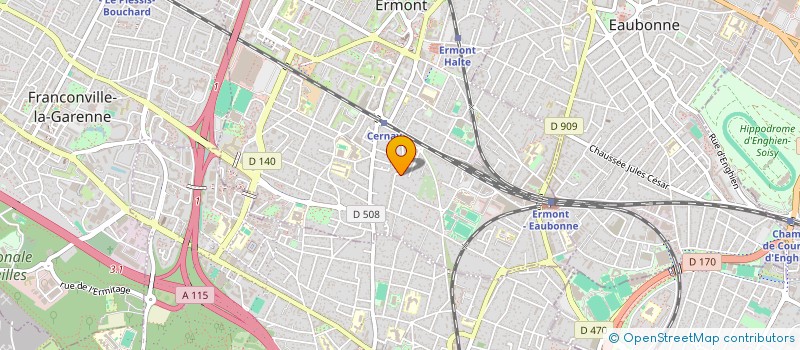 localisation de l'entreprise GMULDSET  ERMONT