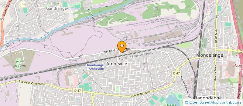 localisation de l'entreprise GMV  AMNEVILLE