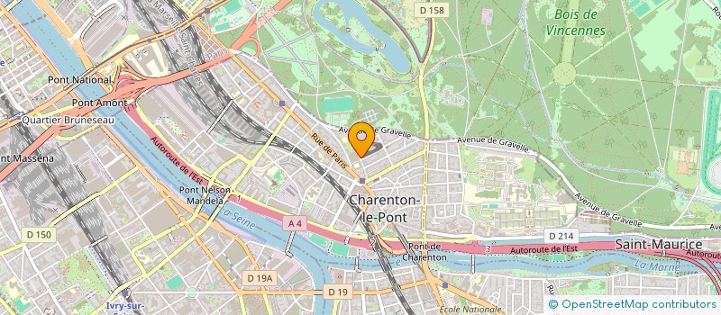 localisation de l'entreprise GMV  CHARENTON-LE-PONT