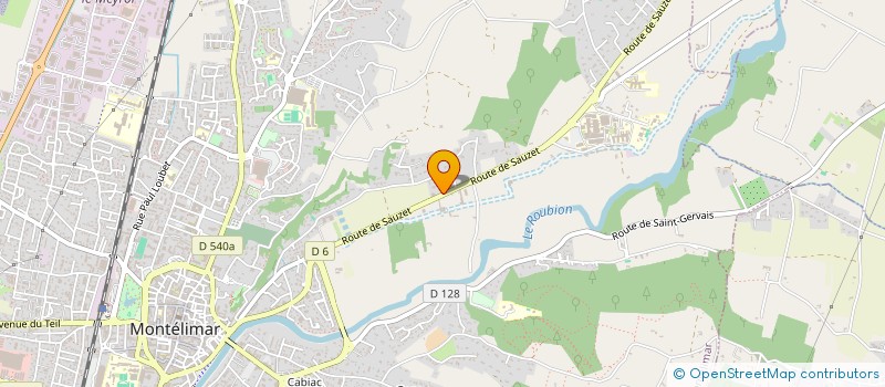 localisation de l'entreprise GMV à MONTELIMAR