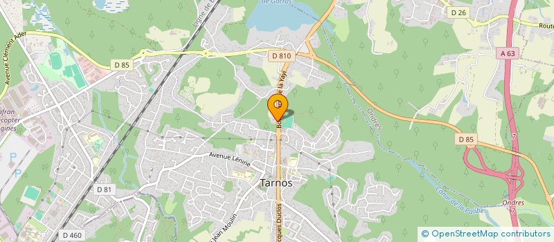 localisation de l'entreprise GMV BATIMENT à TARNOS