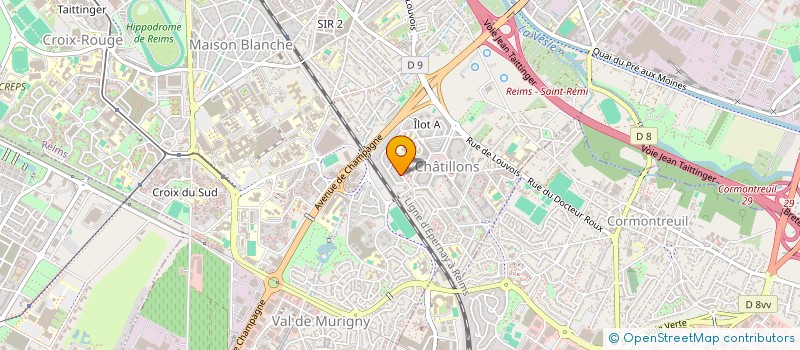 localisation de l'entreprise GMV PRESTATIONS  REIMS