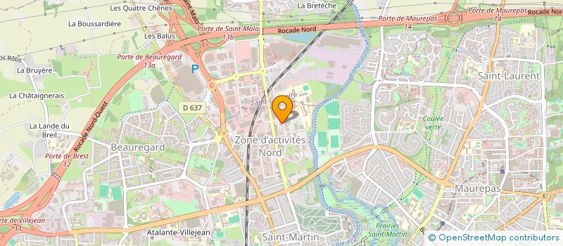 localisation de l'entreprise GMV RENNES à RENNES