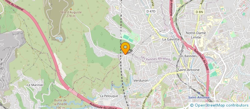 localisation de l'entreprise GMV2M à MARSEILLE