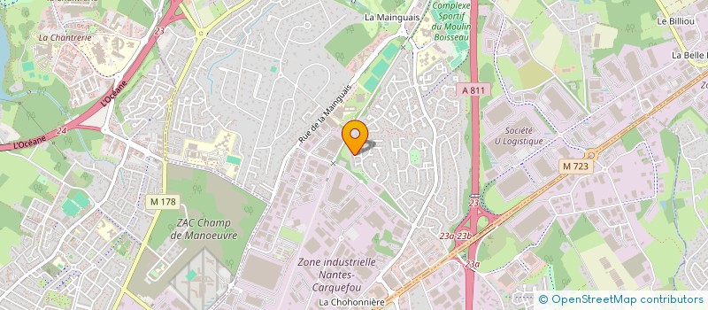 localisation de l'entreprise GMWR INVEST  CARQUEFOU