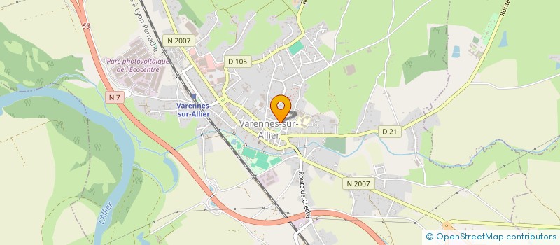 localisation de l'entreprise GMX RACING à VARENNES-SUR-ALLIER