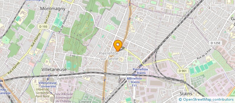 localisation de l'entreprise GMY à PIERREFITTE-SUR-SEINE