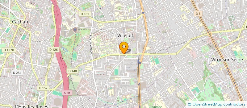 localisation de l'entreprise GN&A  VILLEJUIF