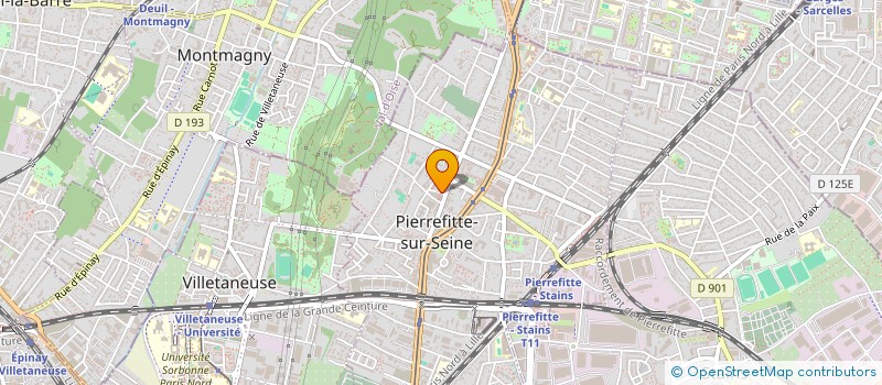 localisation de l'entreprise GN AGRICOLE à PIERREFITTE-SUR-SEINE