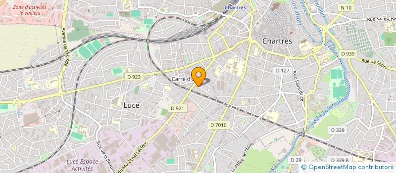 localisation de l'entreprise GN ALU à CHAMPHOL