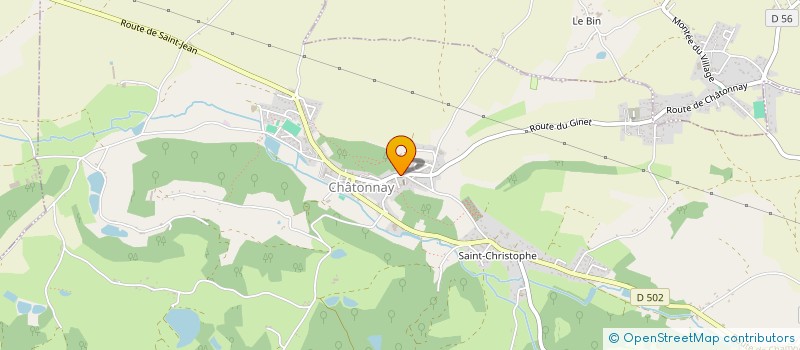 localisation de l'entreprise GN CHATONNAY  CHATONNAY