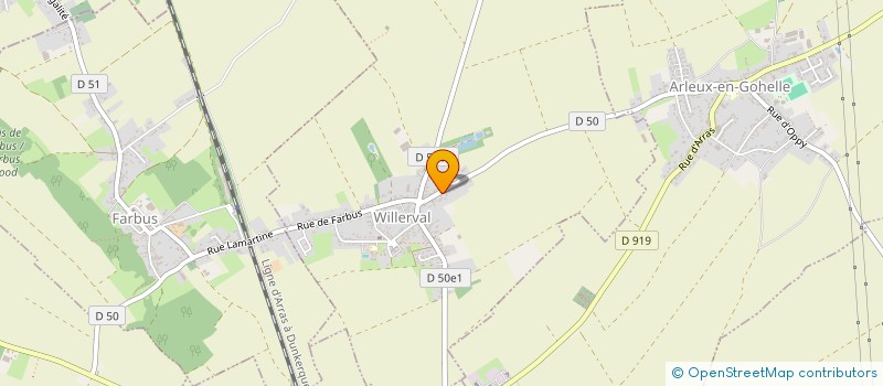 localisation de l'entreprise GN DUQUESNOY DEVELOPPEMENT  WILLERVAL