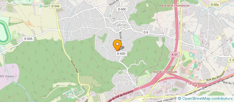 localisation de l'entreprise GN EVENEMENTIEL à CABRIES