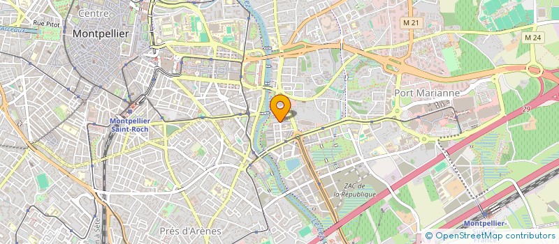 localisation de l'entreprise GN FOOD à MONTPELLIER