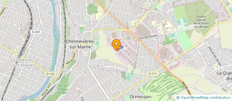localisation de l'entreprise GN'G PROMOTION à CHENNEVIERES-SUR-MARNE