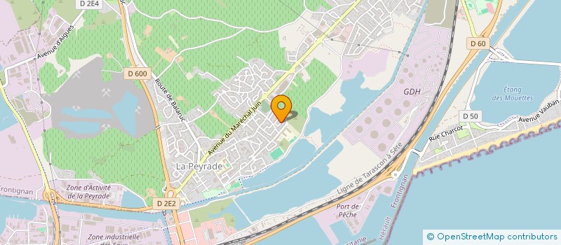 localisation de l'entreprise GN IMMO à FRONTIGNAN