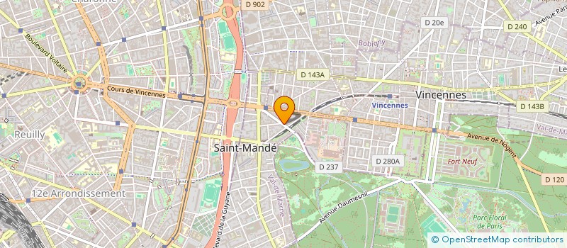 localisation de l'entreprise GN INVEST à SAINT MANDE