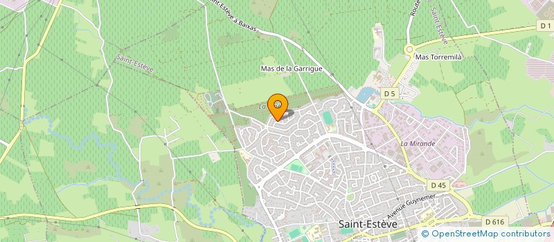 localisation de l'entreprise GN INVESTISSEMENT  SAINT-ESTEVE