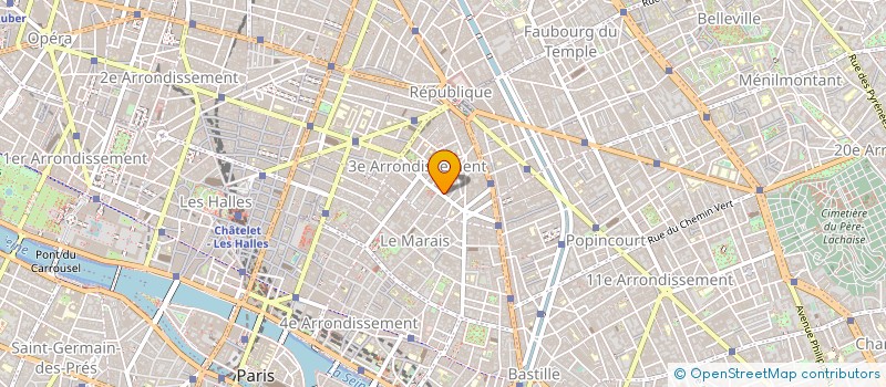 localisation de l'entreprise GN PRESSING à PARIS