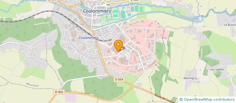 localisation de l'entreprise GN PRESSING à COULOMMIERS