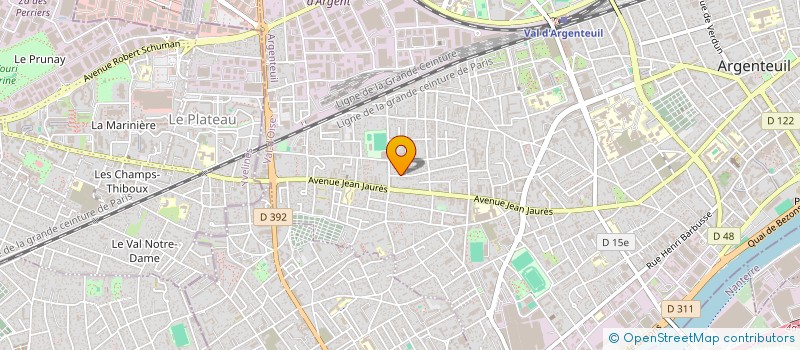 localisation de l'entreprise GN RENOV  ARGENTEUIL