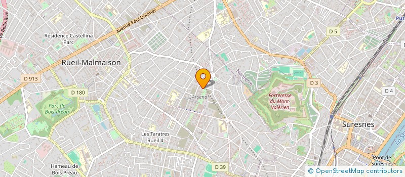 localisation de l'entreprise GN RENTAL CAR à RUEIL-MALMAISON