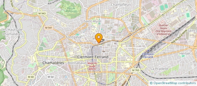 localisation de l'entreprise GN.S&B à CLERMONT-FERRAND