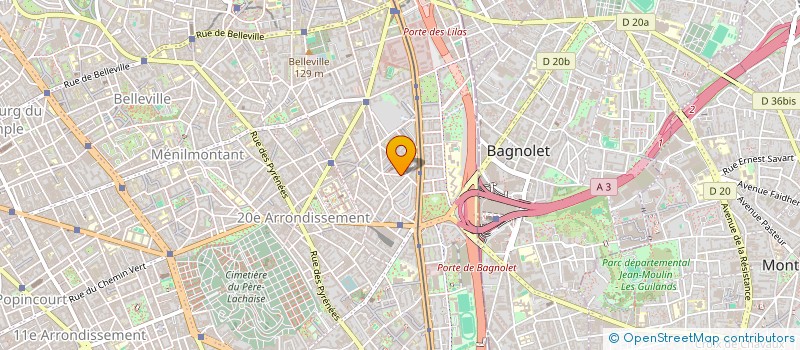 localisation de l'entreprise GN SUR PANAM  PARIS