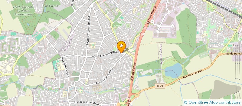 localisation de l'entreprise GN TRANSPORT  PONTAULT-COMBAULT