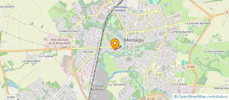 localisation de l'entreprise GN2C INVEST  MONTAIGU-VENDEE