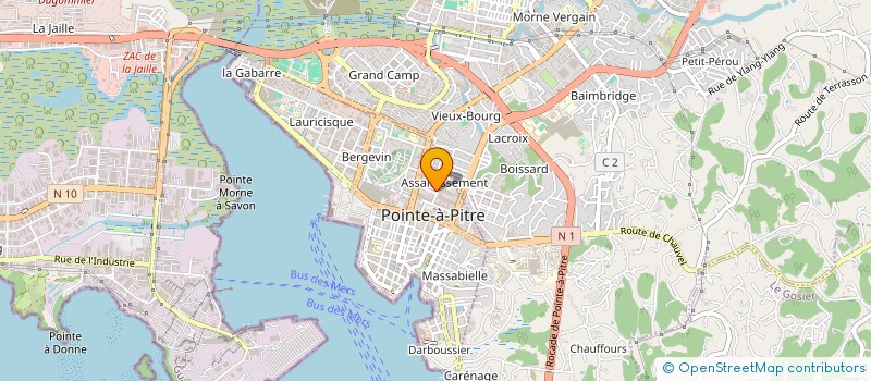 localisation de l'entreprise GN4 ASSISTANCE MULTI SERVICES à POINTE A PITRE