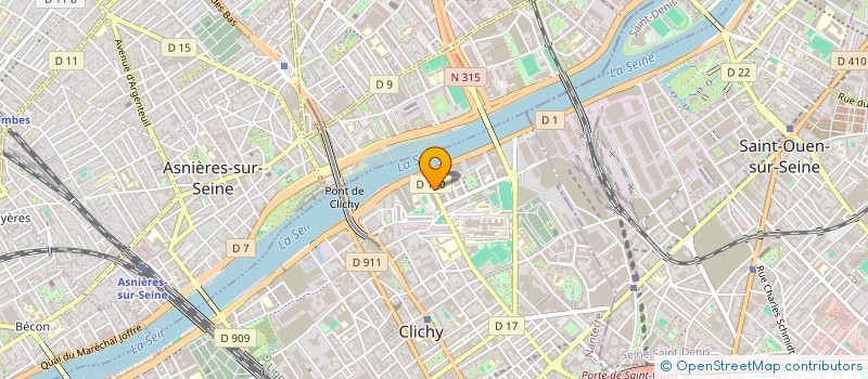 localisation de l'entreprise GN8 CONSULT à CLICHY