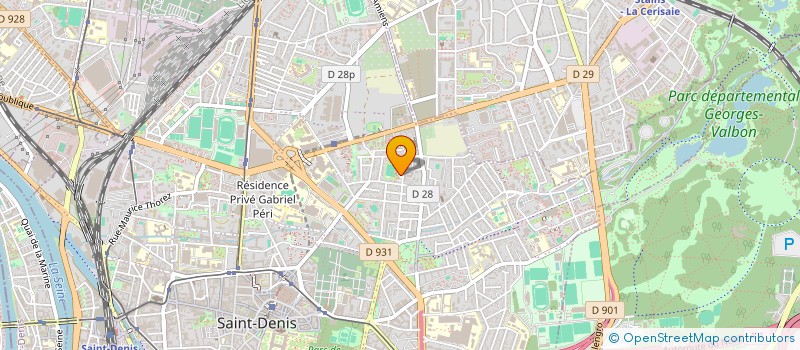 localisation de l'entreprise GNA  SAINT-DENIS