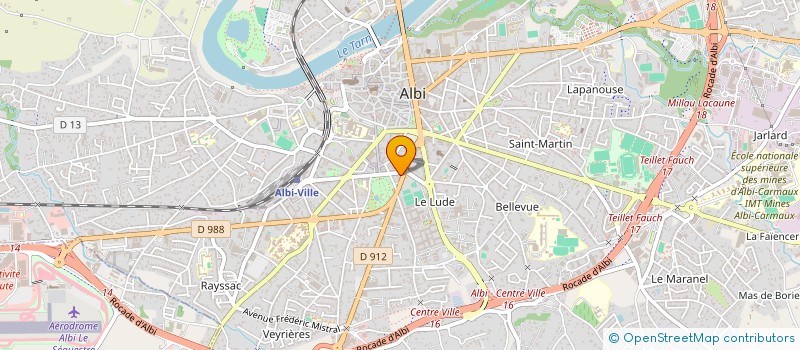 localisation de l'entreprise GNA à ALBI