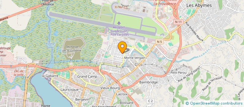 localisation de l'entreprise GNA HOLDING à LES ABYMES