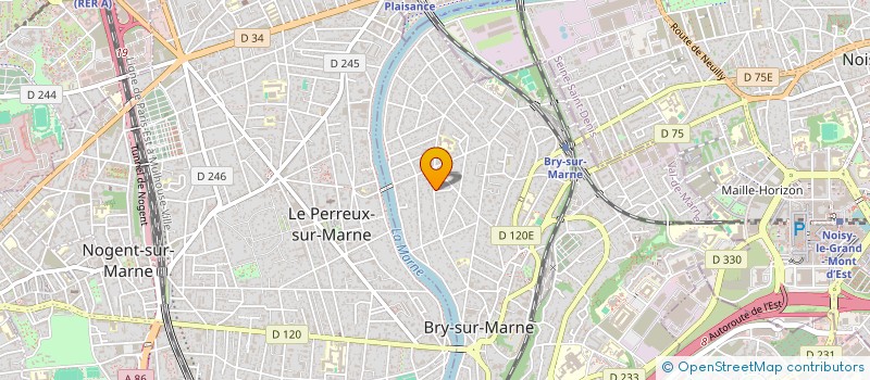 localisation de l'entreprise GNAC à BRY-SUR-MARNE