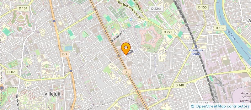 localisation de l'entreprise GNAGNA à VITRY-SUR-SEINE