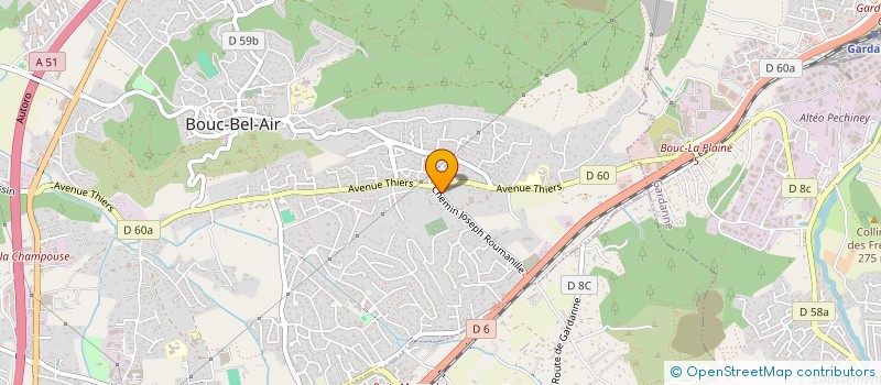 localisation de l'entreprise GNAKPA CONSULTING à BOUC-BEL-AIR