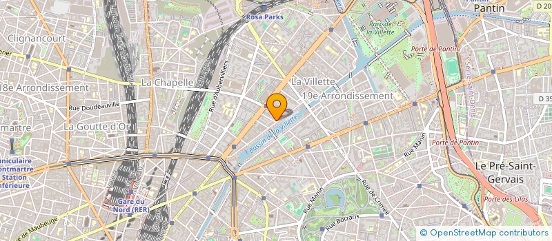 localisation de l'entreprise GNAMA GNAMA à PARIS