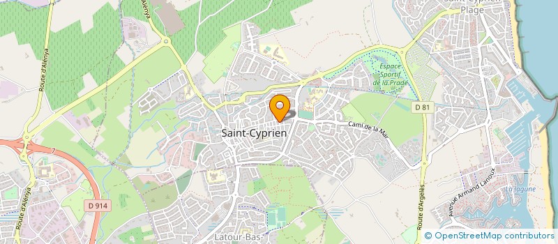 localisation de l'entreprise GNAMAS SOUFFLE DE VIE à SAINT-CYPRIEN