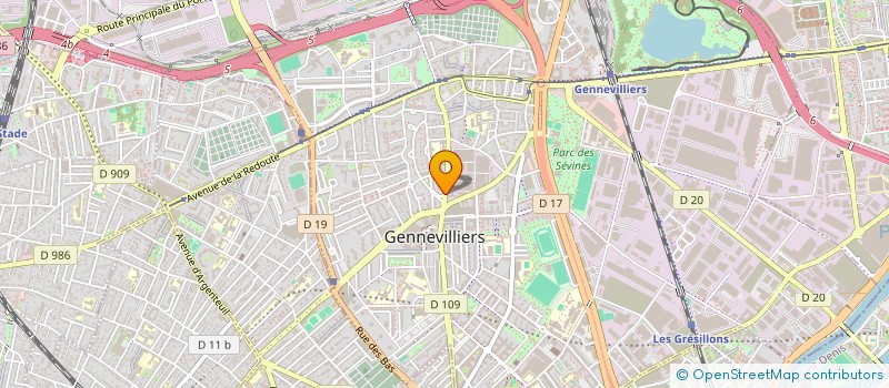 localisation de l'entreprise GNANA MINI MARCHE à GENNEVILLIERS
