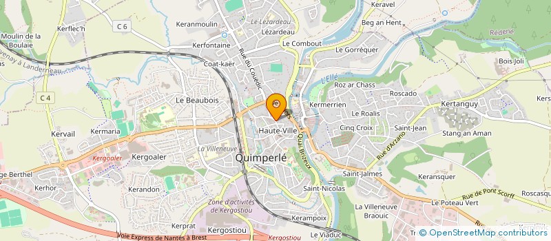 localisation de l'entreprise GNANAPRAGASSA à QUIMPERLE